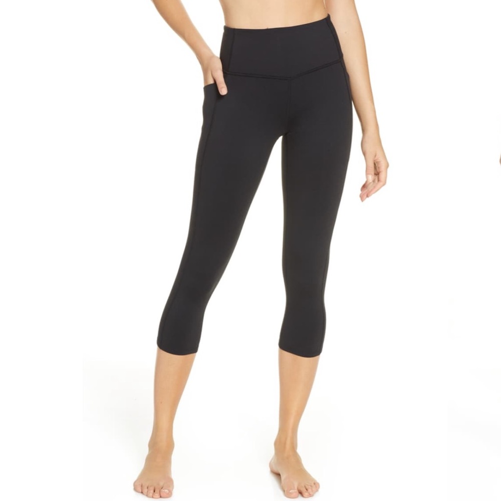 Zella High Waist Pocket Crop Leggings